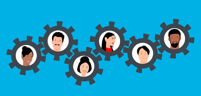 Waii coaching Employees team grip