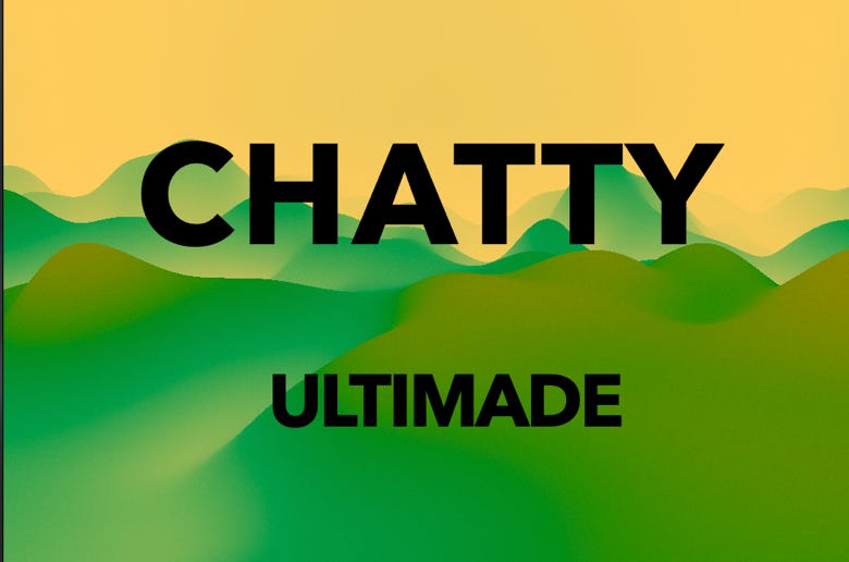 waii power Application CHATTY ultimade, global English, language comprehension, communication, thinking in English