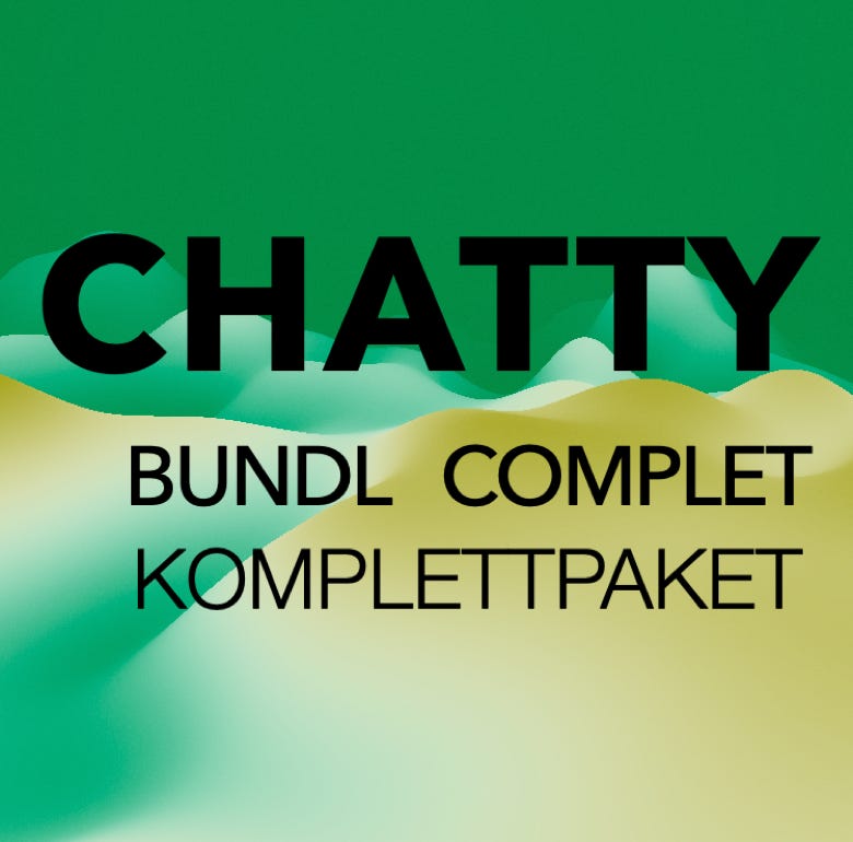 waii power Application CHATTY bundl, global English, language comprehension, communication, thinking in English